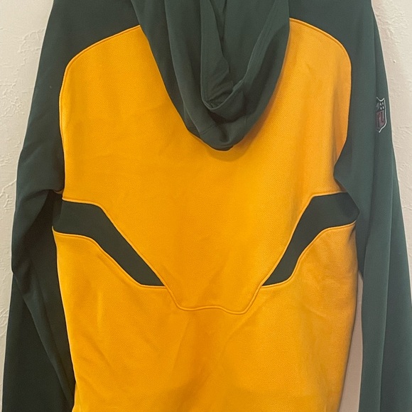 Reebok Green Bay Packers Men's Hoodie Pullover NFL On Field, Size Large, Active - Picture 5 of 6